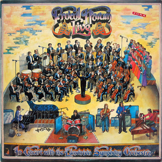 Procol Harum In Concert With The Edmonton Symphony Orchestra : Live (LP, Album)