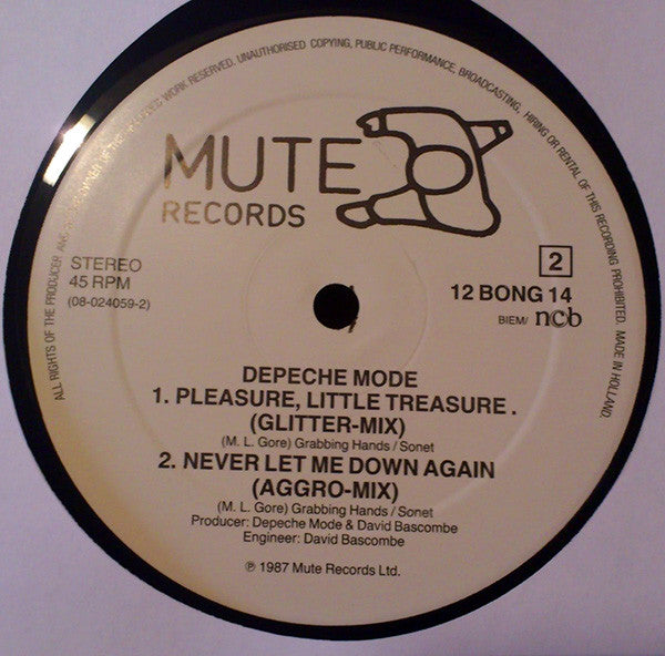 Depeche Mode : Never Let Me Down Again (Split Mix) (12", Single)