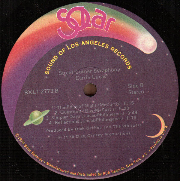 Carrie Lucas : Street Corner Symphony (LP, Album)