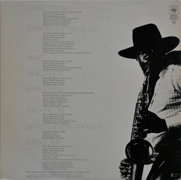 Bruce Springsteen : Born To Run (LP, Album, RE, Gat)