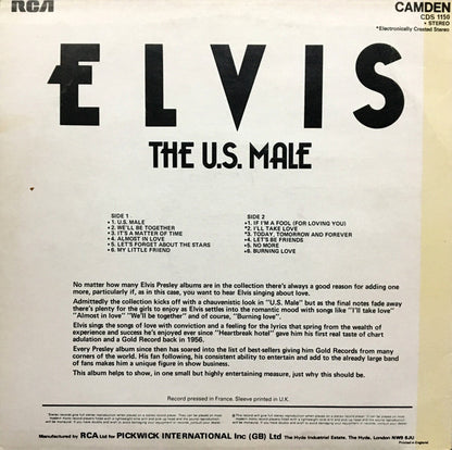 Elvis Presley : The U.S. Male (LP, Comp, RP)