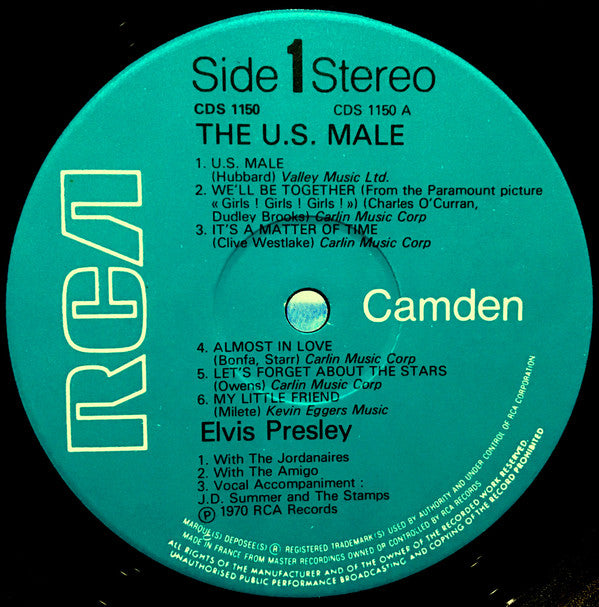 Elvis Presley : The U.S. Male (LP, Comp, RP)