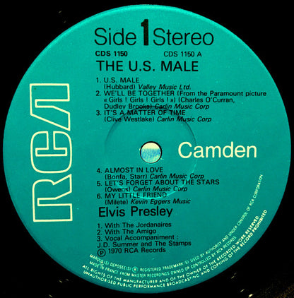 Elvis Presley : The U.S. Male (LP, Comp, RP)