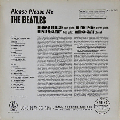 The Beatles : Please Please Me (LP, Album)