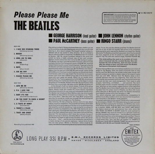 The Beatles : Please Please Me (LP, Album)