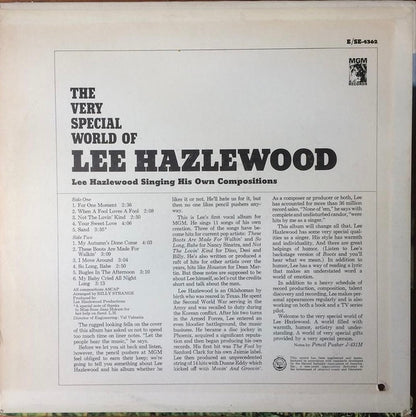 Lee Hazlewood : The Very Special World Of Lee Hazlewood (LP, Album, Mono)