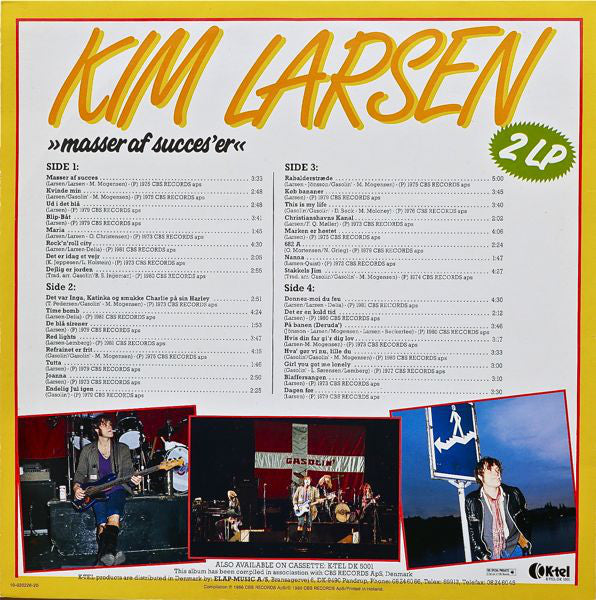 Kim Larsen : Masser Af Succes'er (2xLP, Comp)