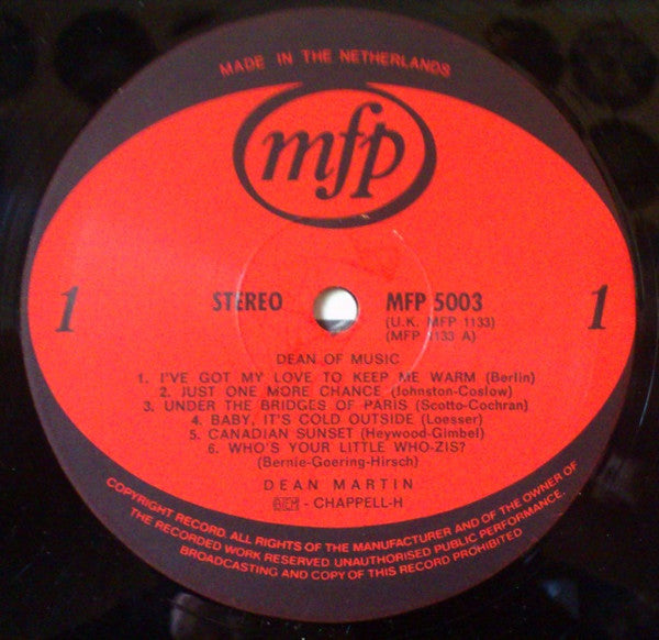 Dean Martin : Dean Martin (LP, Comp)