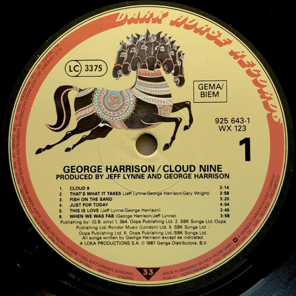 George Harrison : Cloud Nine (LP, Album)
