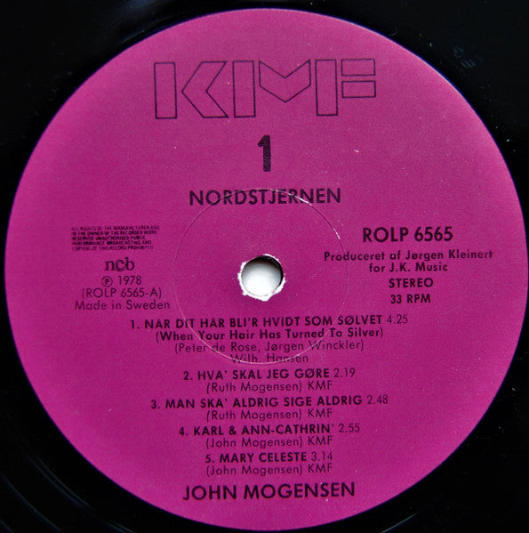 John Mogensen : Nordstjernen (LP, Album)