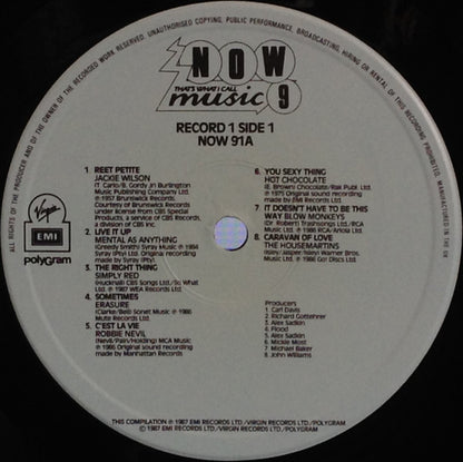 Various : Now That's What I Call Music 9 (2xLP, Album, Comp, PRS)