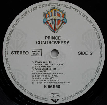 Prince : Controversy (LP, Album, RE)