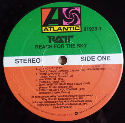 Ratt : Reach For The Sky (LP, Album, Spe)