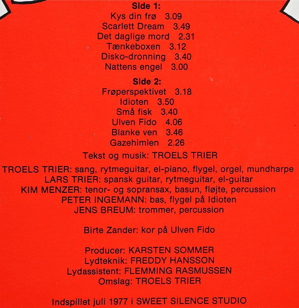 Troels Trier : Kys Frøen (LP, Album)