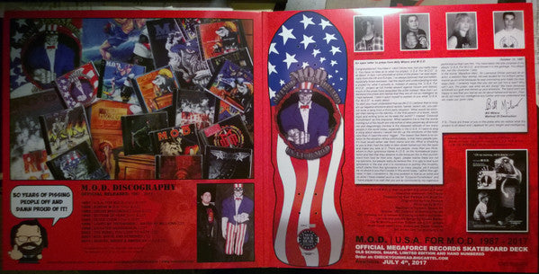 Method Of Destruction : U.S.A. For M.O.D. (30th Anniversary Edition) (LP, Album, RE, Tri)