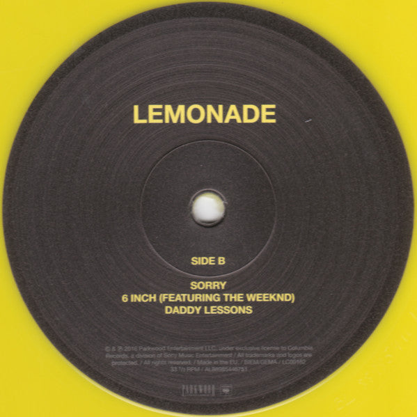 Beyoncé : Lemonade (2xLP, Album, Yel)