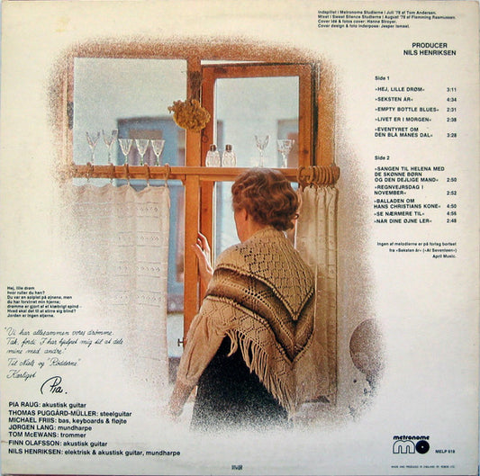 Pia Raug : Hej Lille Drøm (LP, Album)