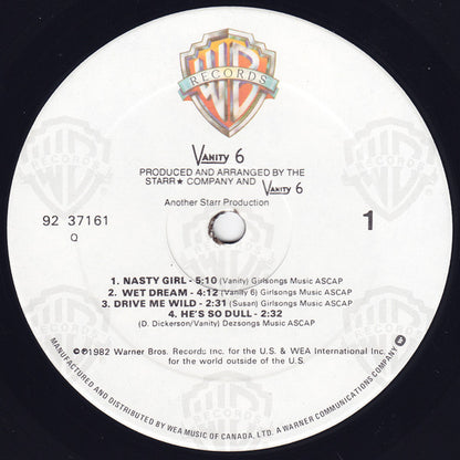 Vanity 6 : Vanity 6 (LP, Album, RP)