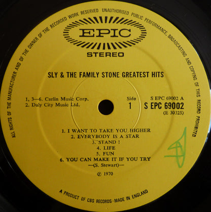 Sly & The Family Stone : Greatest Hits (LP, Comp)
