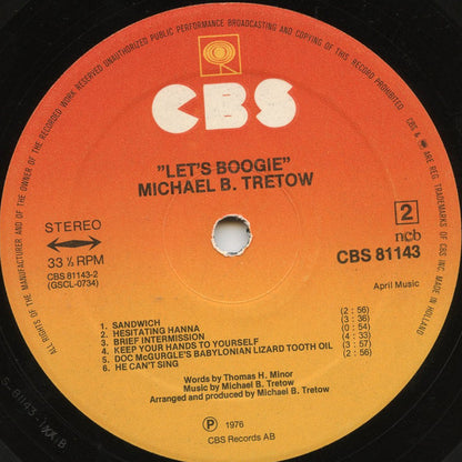 Michael B. Tretow : Let's Boogie (LP, Album)
