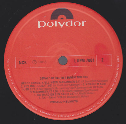 Osvald Helmuth : Osvald Gennem Tiderne 1 (LP, Comp, RE)