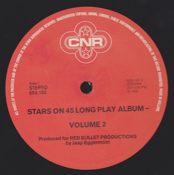 Stars On 45 : Stars On 45 Longplay Album (Volume II) (LP, Album)