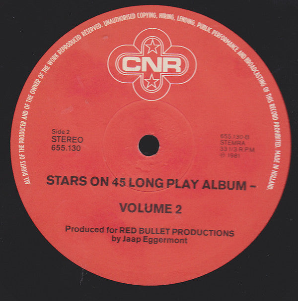 Stars On 45 : Stars On 45 Longplay Album (Volume II) (LP, Album)