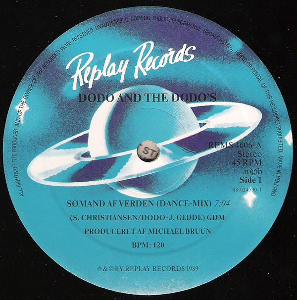 Dodo And The Dodo's : Sømand Af Verden (Dance Mix) / En Mærkelig Drøm (12")