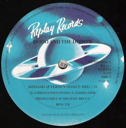 Dodo And The Dodo's : Sømand Af Verden (Dance Mix) / En Mærkelig Drøm (12")