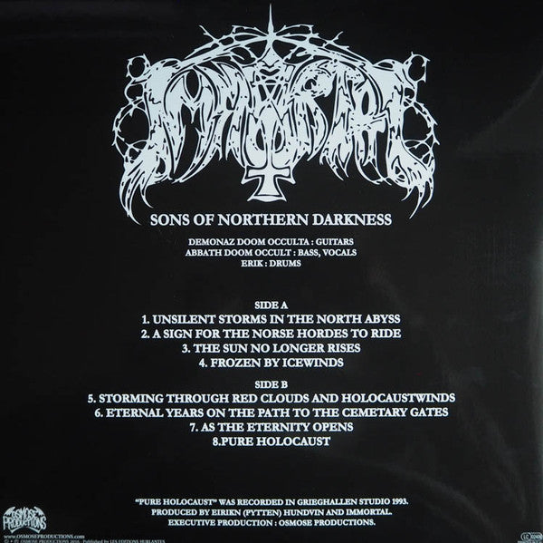 Immortal : Pure Holocaust (LP, Album, RE, RP, Cle)