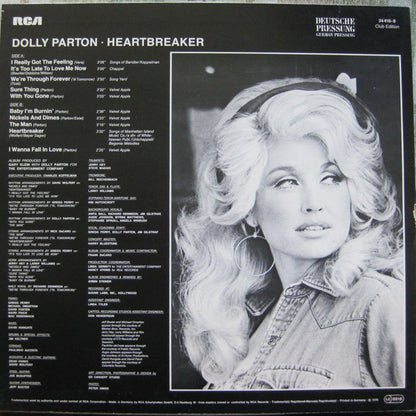 Dolly Parton : Heartbreaker (LP, Album, Club)
