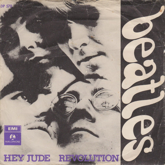 The Beatles : Hey Jude / Revolution (7", Single, Mono, Por)