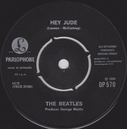 The Beatles : Hey Jude / Revolution (7", Single, Mono, Por)