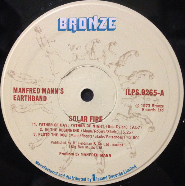 Manfred Mann's Earth Band : Solar Fire (LP, Album, RE, Gat)