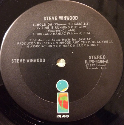 Steve Winwood : Steve Winwood (LP, Album, Ter)