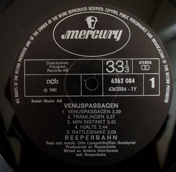 Reeperbahn (2) : Venuspassagen (LP, Album)