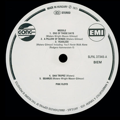 Pink Floyd : Meddle (LP, Album)