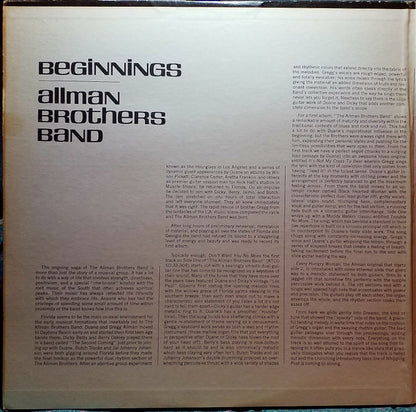 The Allman Brothers Band : Beginnings (2xLP, Comp, Gat)