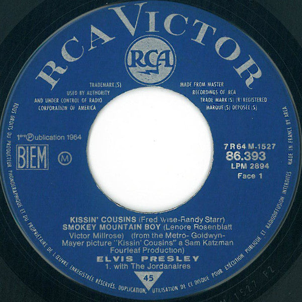 Elvis* : Kissin' Cousins (7", EP)