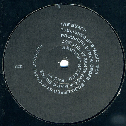 New Order : Blue Monday (12", Single, Bla)