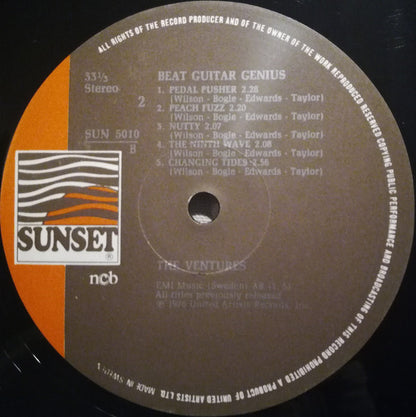 The Ventures : Beat Guitar Genius (LP, Comp, RE)