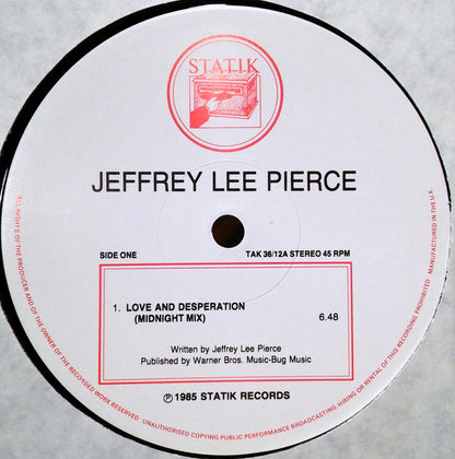 Jeffrey Lee Pierce : Love & Desperation (12")