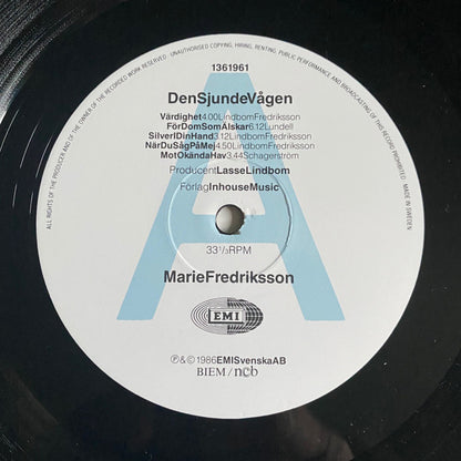 Marie Fredriksson : Den Sjunde Vågen (LP, Album)
