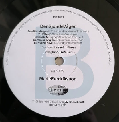 Marie Fredriksson : Den Sjunde Vågen (LP, Album)