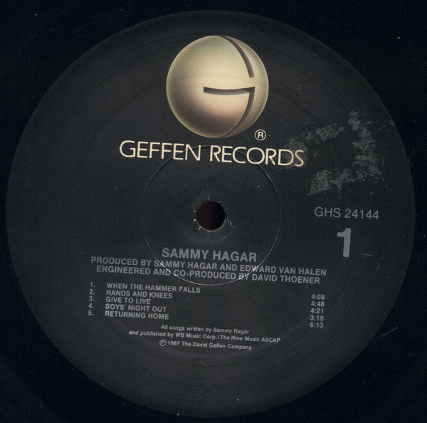 Sammy Hagar : Sammy Hagar (LP, Album, All)