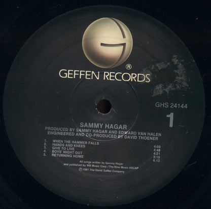Sammy Hagar : Sammy Hagar (LP, Album, All)