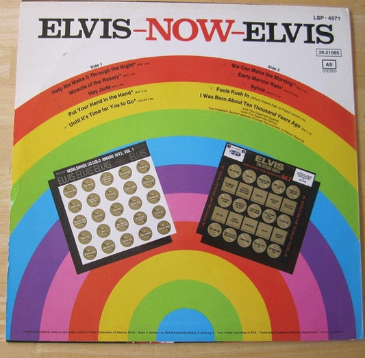 Elvis Presley : Elvis Now (LP, Album, RE)