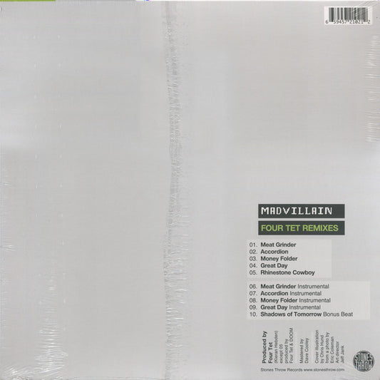 Madvillain : Four Tet Remixes (12", EP, RE)