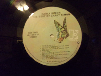 Carly Simon : The Best Of Carly Simon  (LP, Comp, RE, SP )