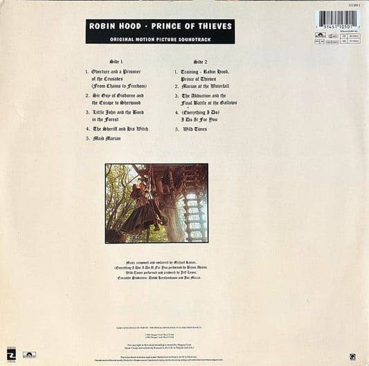 Michael Kamen : Robin Hood: Prince Of Thieves (Original Motion Picture Soundtrack) (LP, Album)